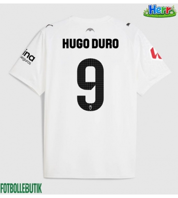 Valencia Hugo Duro #9 Hemmatröja 2025-26 Kortärmad